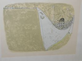 Lithografie von Marak -  Lithografie handsigniert
