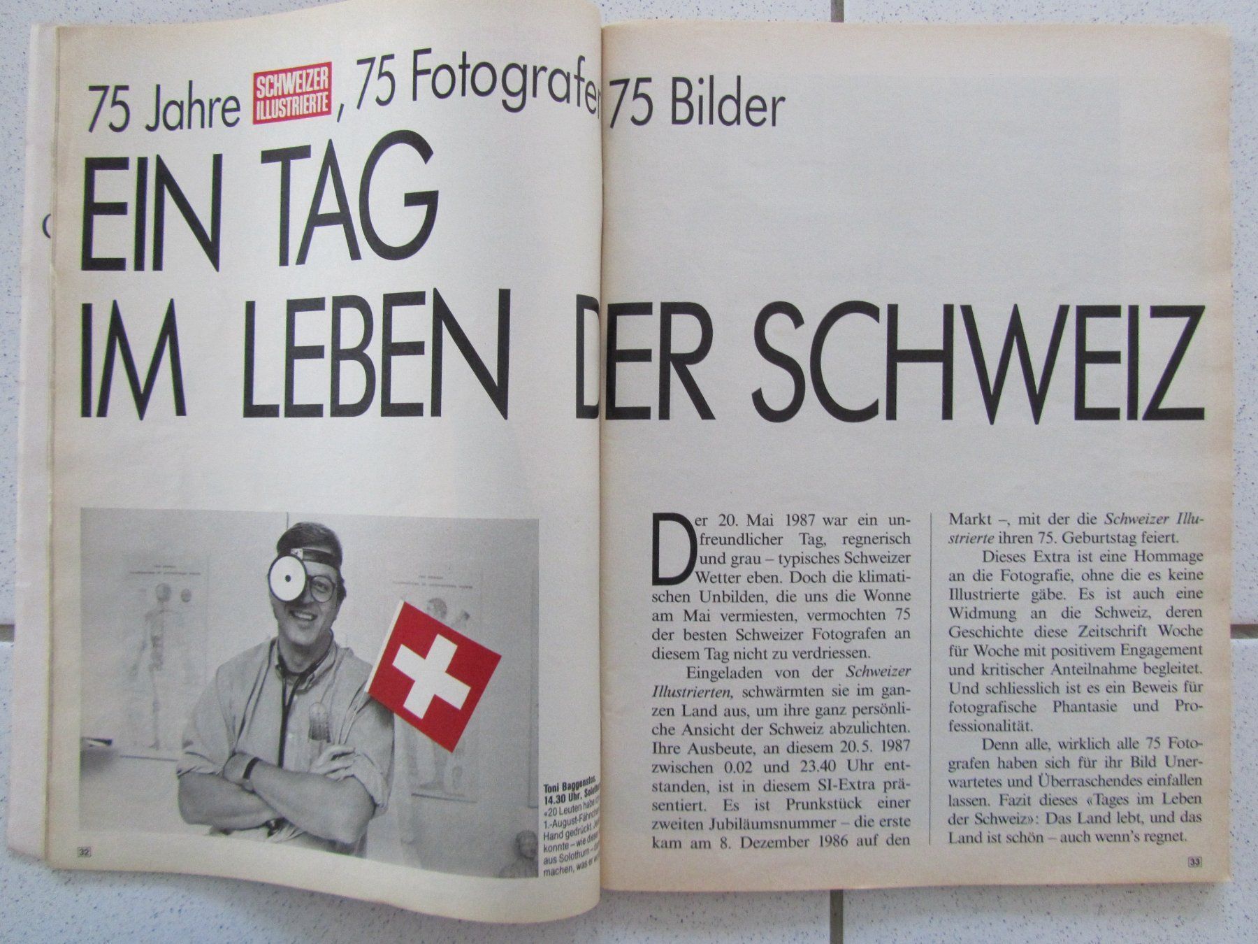 Zeitschriften & Magazine: Schweizer Illustrierte, 75 Jahre Jubiläumsnummer Juni 1987 – Gebraucht aus Weiningen ZH von dietsch57 3