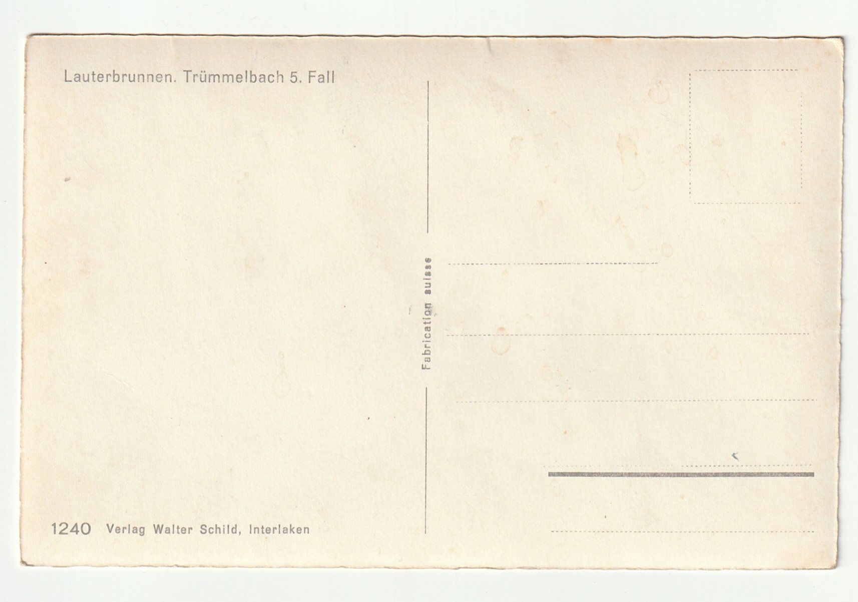 Cartoline postali: Lauterbrunnen - Trummelbach 5 - Fall, Bern – Nuovo (secondo la descrizione) da St. Gallen venduto da Ricardo_Deals 1