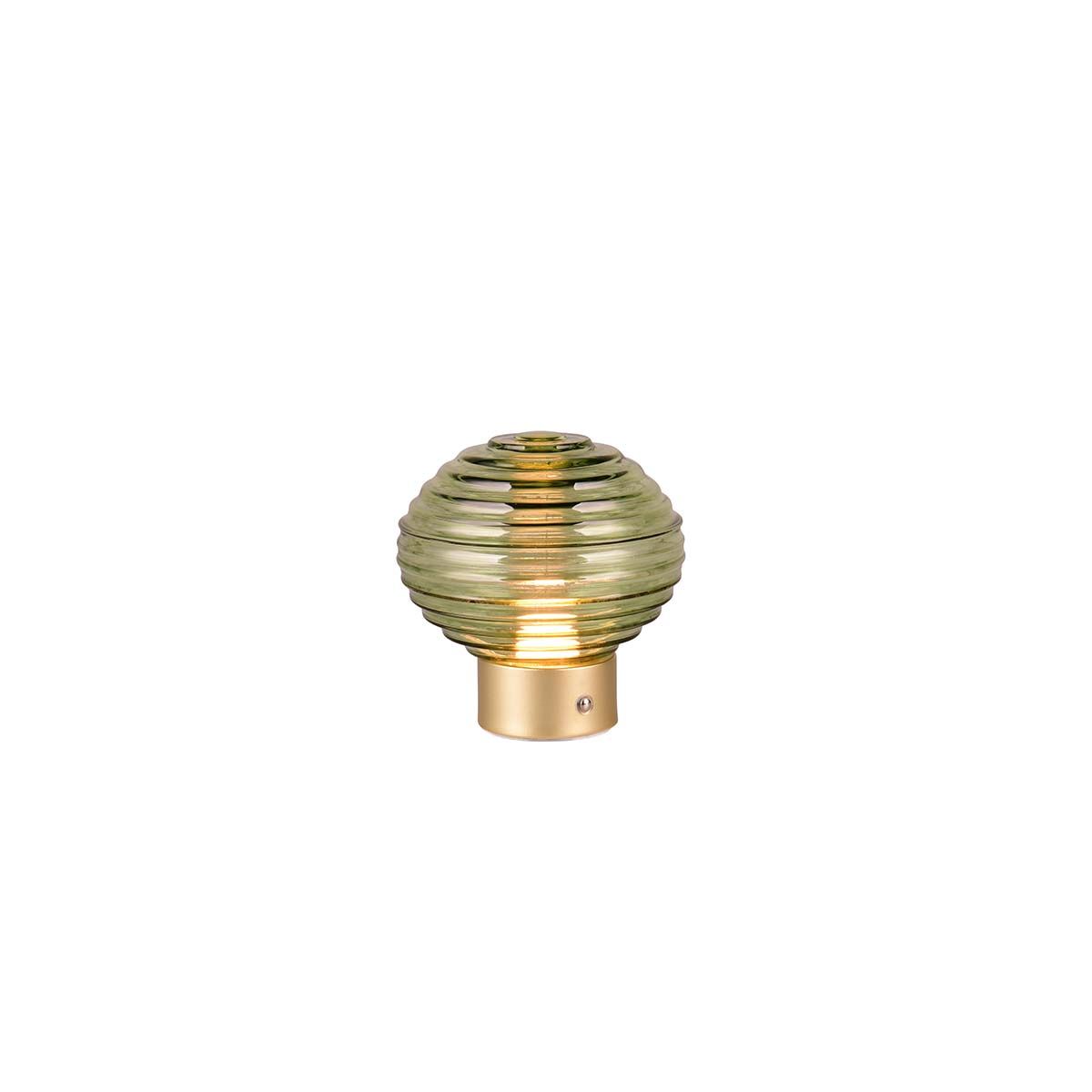 Lampade: Tischleuchte, Grün, Messing, 14 cm Höhe – Nuovo (secondo la descrizione) da Kreuzlingen venduto da Smart-Light 8