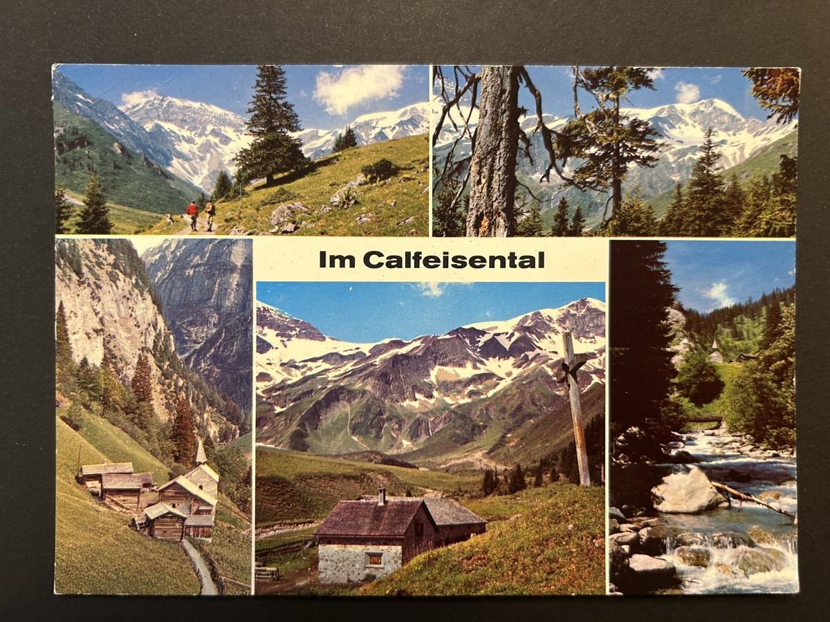 Ansichtskarten: Calfeisental MB-AK – Gebraucht aus Fanas von Alessio11
