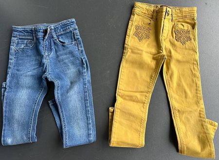 2 Pantalons Fille IKKS / Catimini (6 ans)