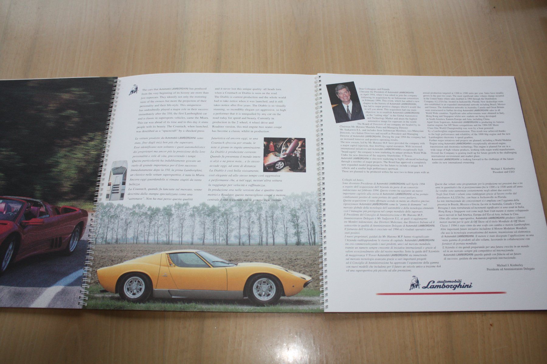Lamborghini Documenti: Lamborghini Prospekt 1995 – Usato da Wikon venduto da erwin400 6