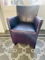 MONTIS Ledersessel mit Rollen