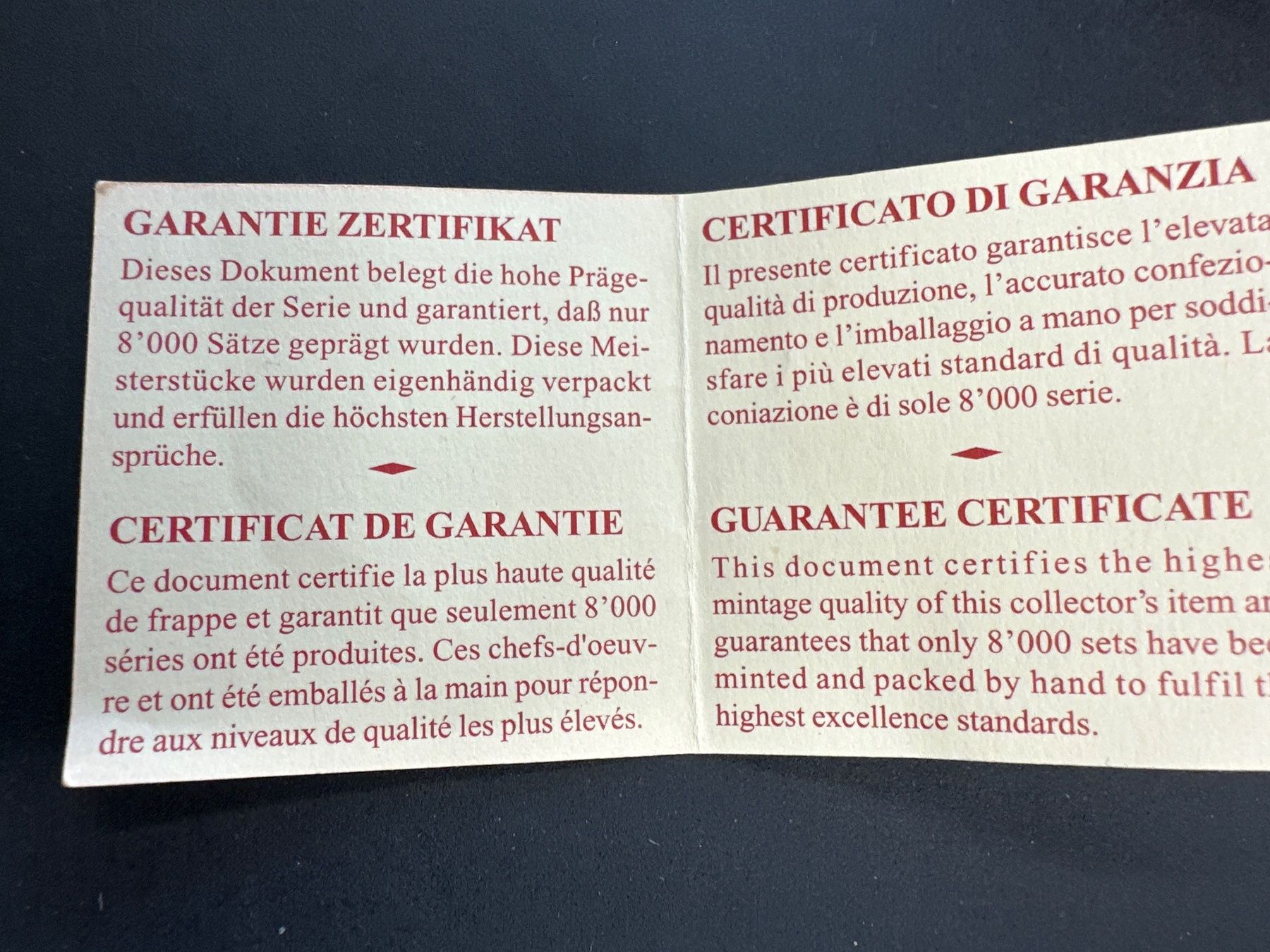 Medaillen: Probesatz Schweiz 2003 – Neu und originalverpackt aus Herisau von herau 8