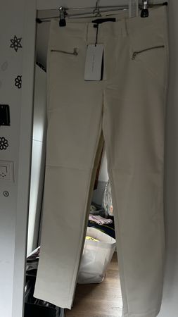 Zara Hose, neu mit Etikett, Grösse XS, weiss, Reissverschlus