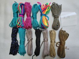 Paracord 4, 4-5mm Mix - 13 x 5Meter