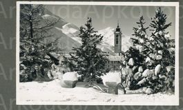AK Andermatt UR bei Neuschnee © Haemisegger ≈ 1940