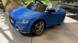 Audi TT Kinder Elektroauto blau