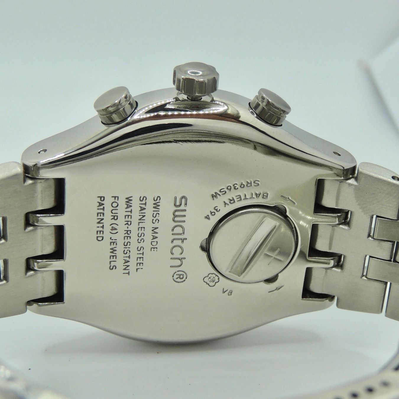 Swatch Uhren: Montre Swatch Irony Chrono "Silverish" neuve – Neu und originalverpackt aus Lausanne von DuGoutetdesCouleurs 2