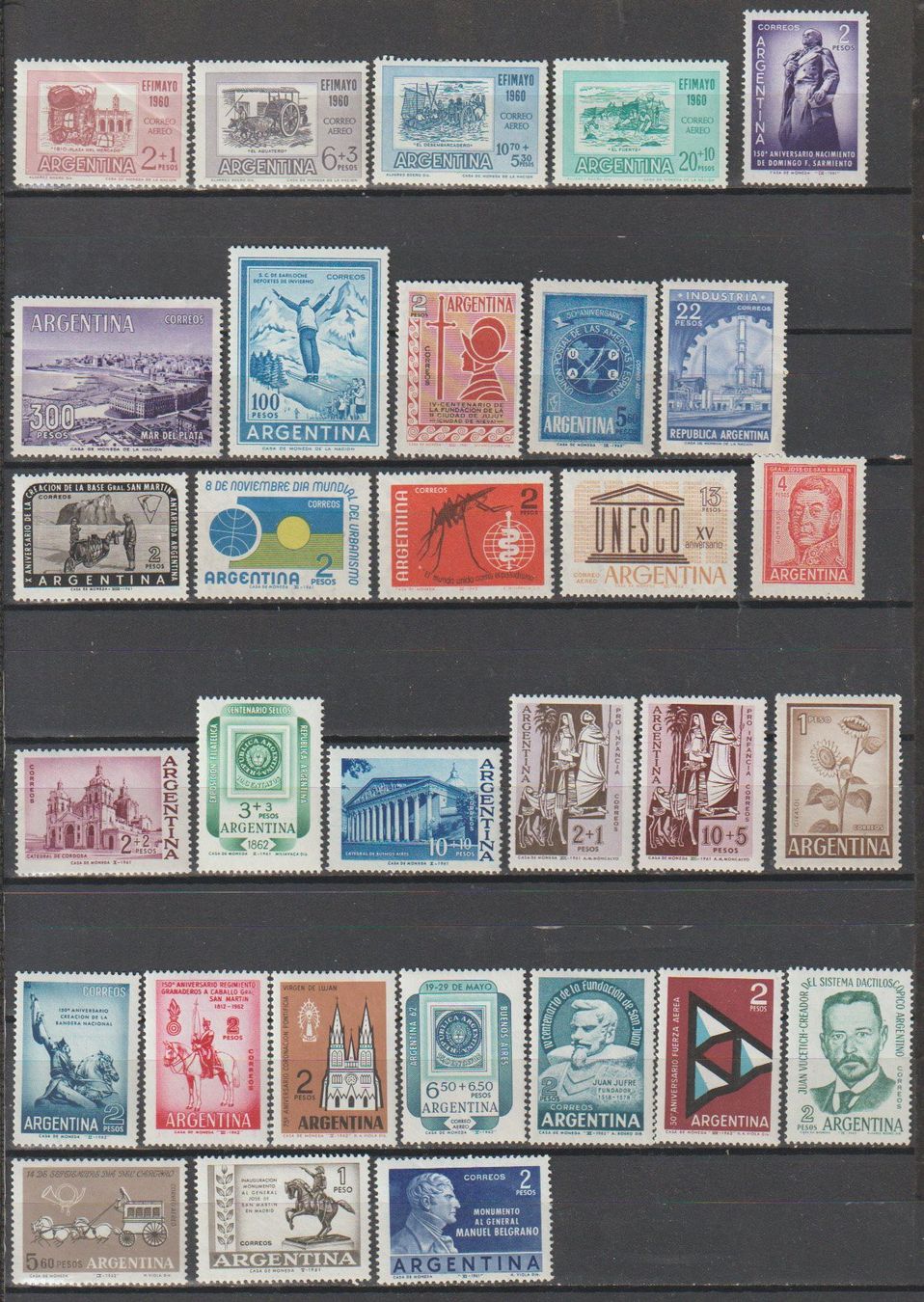 Alle Briefmarken: Argentine divers sujets bon état – Gebraucht aus Crans-Montana von kira56 1