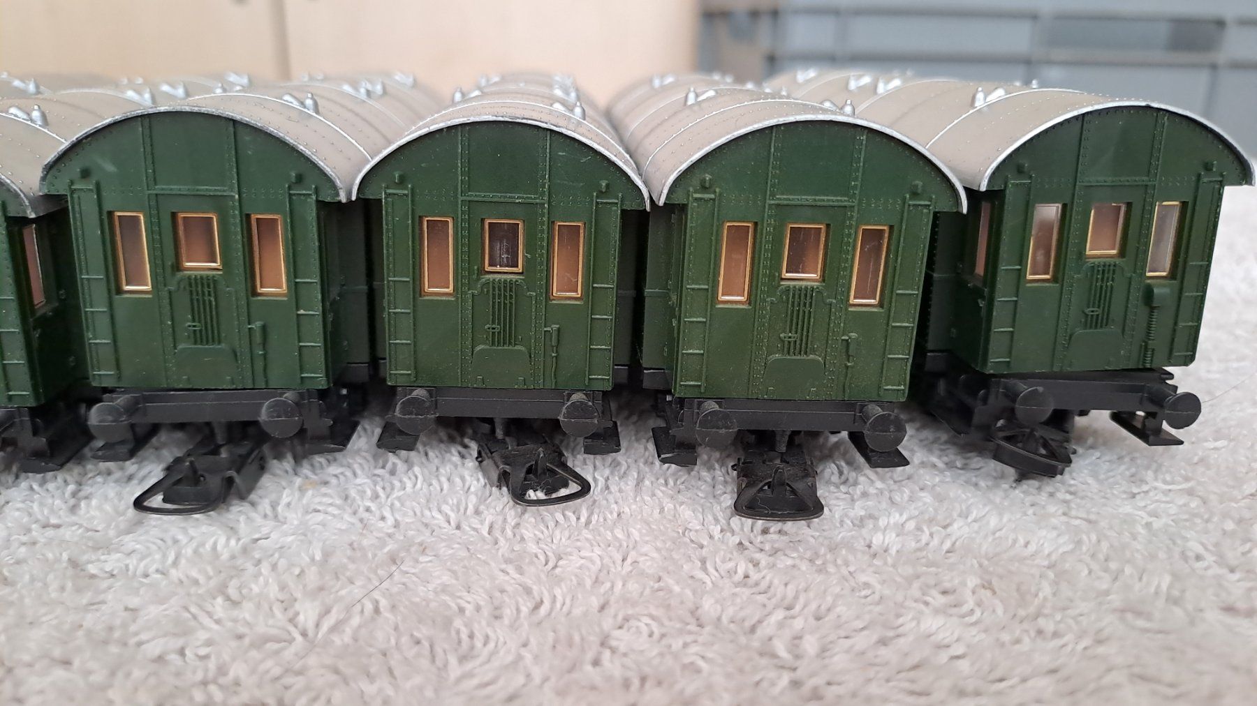 Lima Modellini di ferrovie: Lima 7 DB Personenwagen H0 GL/5 – Usato da Winterthur venduto da Riebeli333 4
