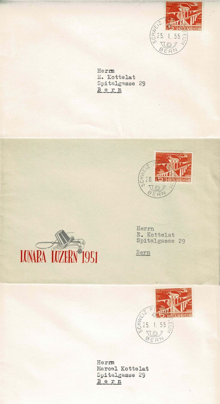 Buste & buste per spedizione: 29 Kottelat-Briefe – Usato da Zürich venduto da Bierino 2