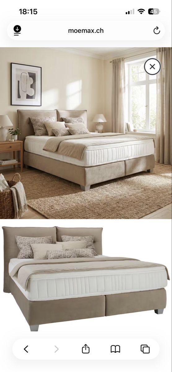 Lits: Boxspringbett 180x200in einem super Zustand – D'occasion à Gossau SG par deb_kp7p 3