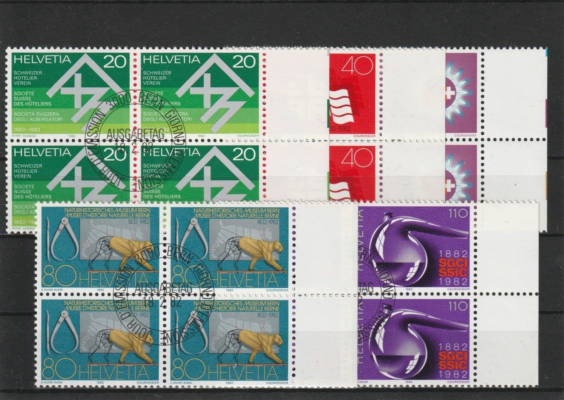 Tutti i francobolli: 1982 Sondermarken 4er ET Tabs – Usato da Spiez venduto da Crazyduck