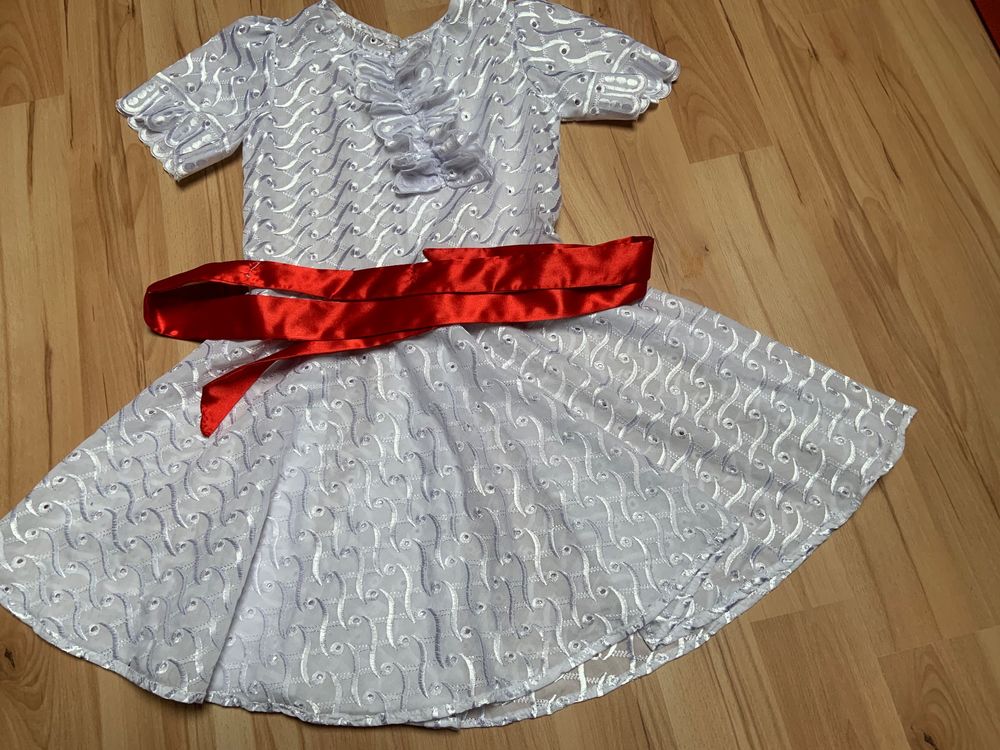 Robe Fille Vintage Smockée Main - Robe Fleurie Classique - Marque Rosalind - Très Bon état