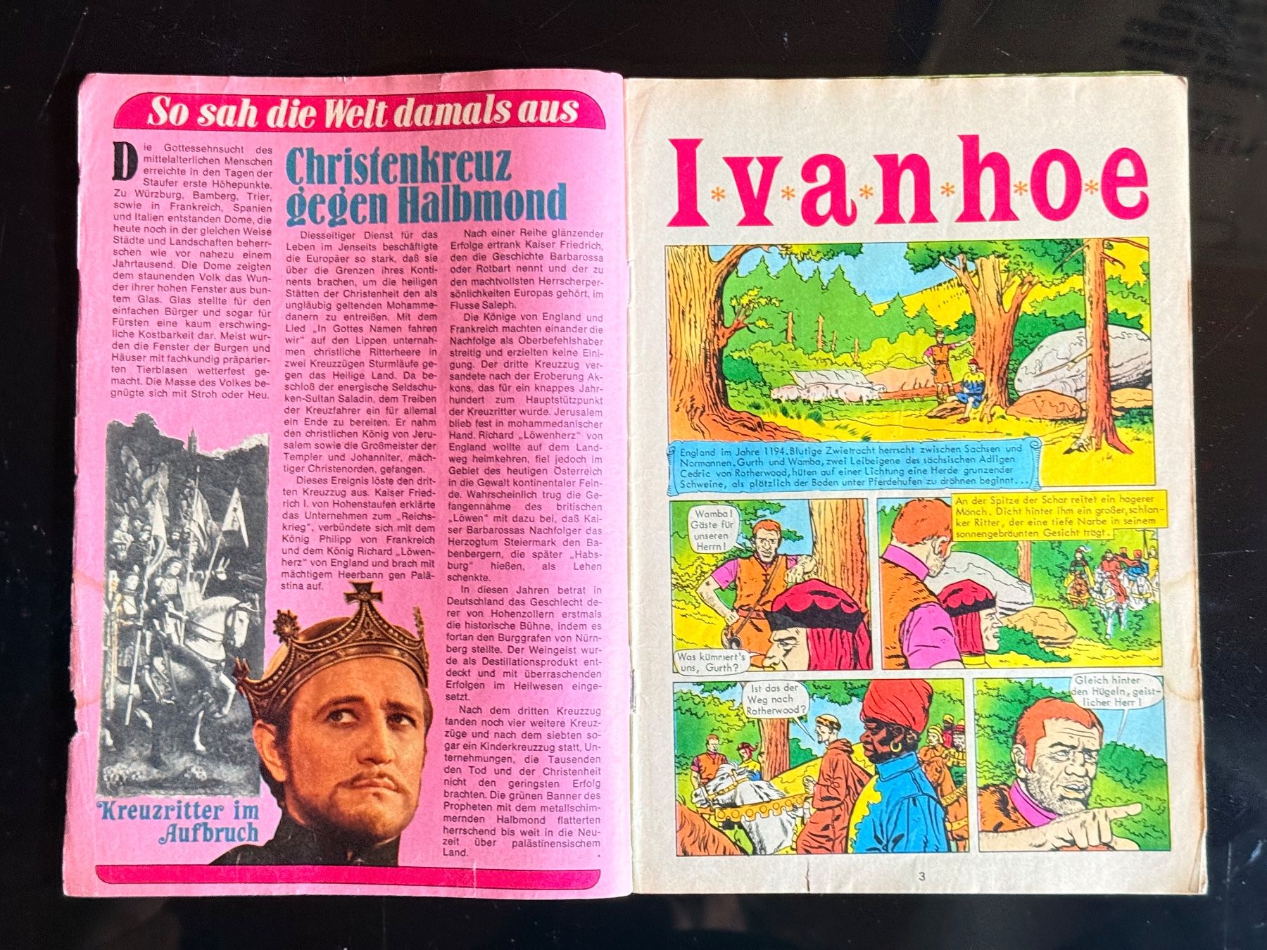 Fumetti: 1 Weltbestseller Ivanhoe Comic-Heft #7, Bastei. – Usato da Zuerich venduto da SonderArt-Wertgut 1