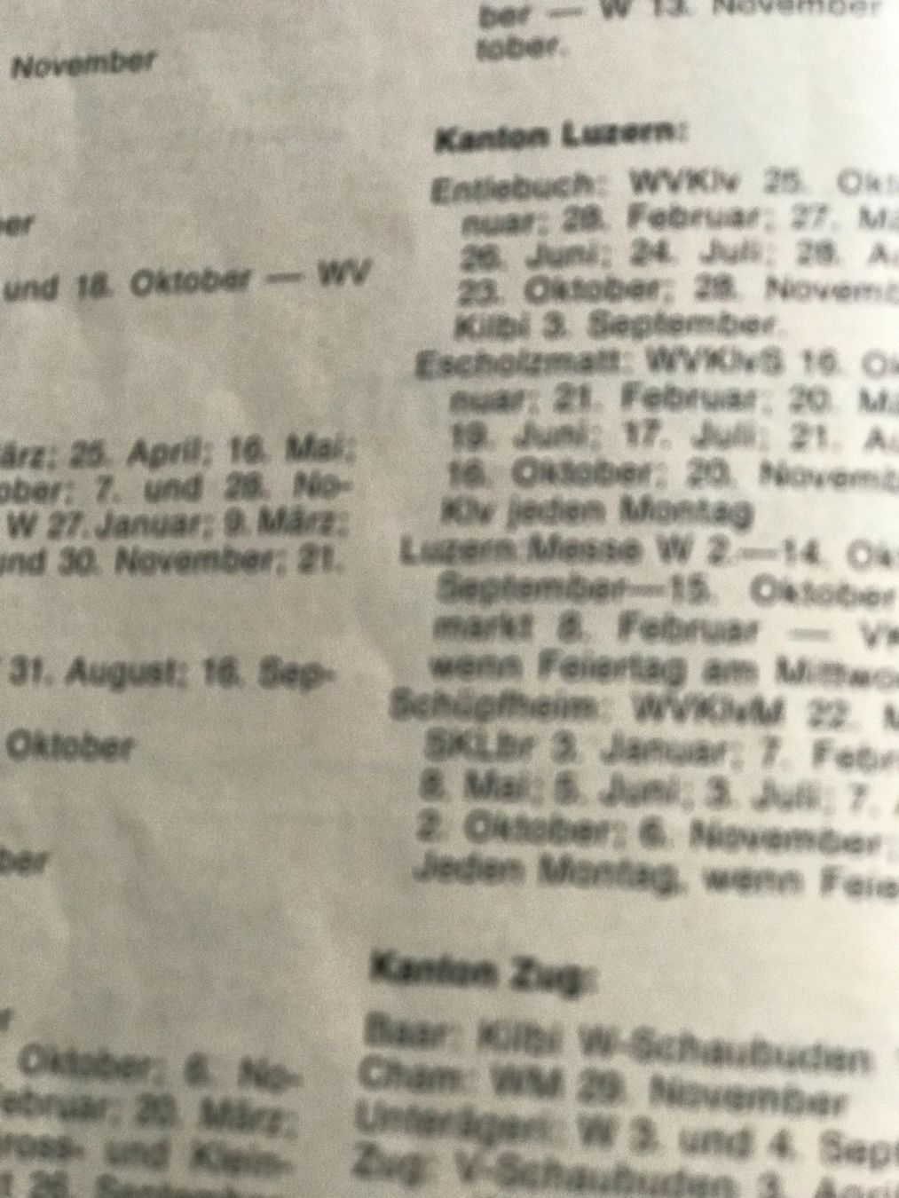 Kalender: Antiker Nidwaldner Kalender 1972 – Gebraucht aus Sachseln von basti1950 4
