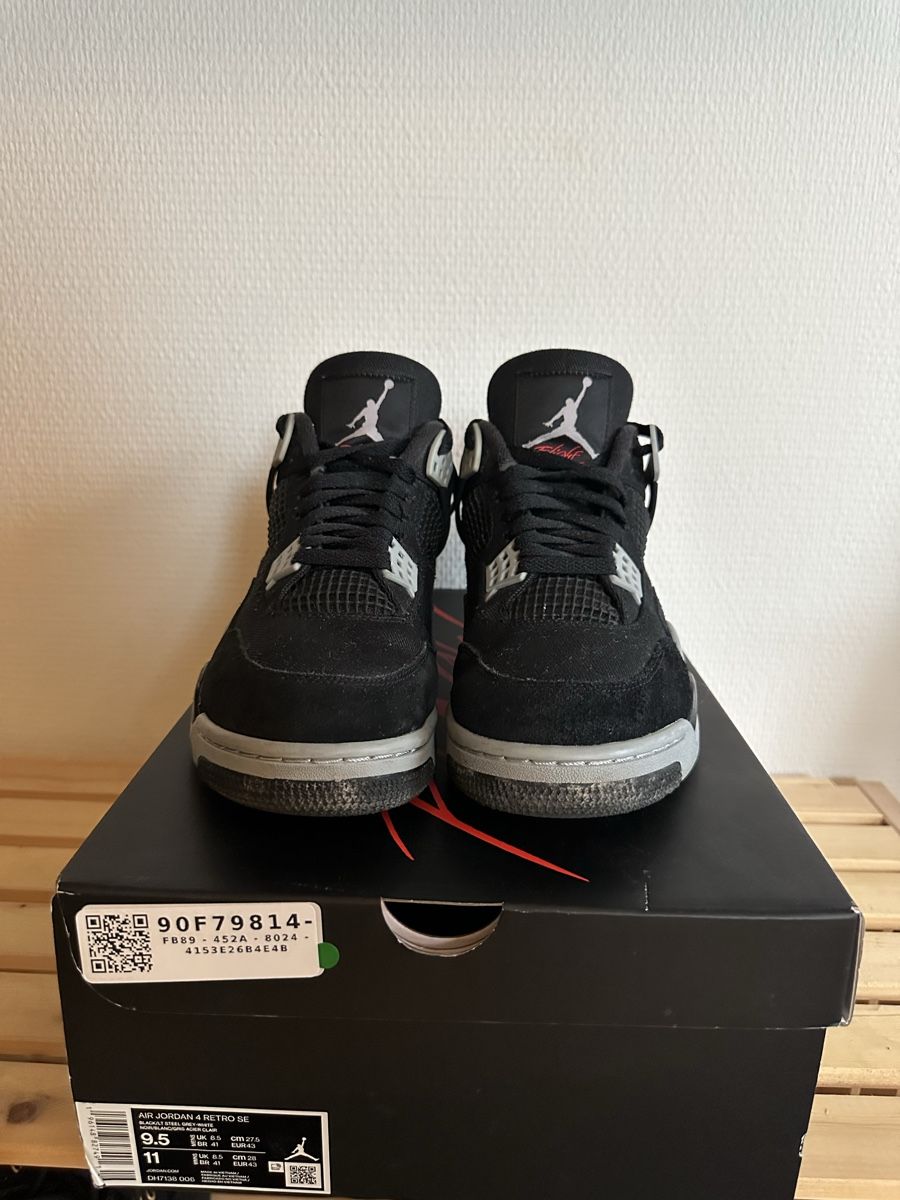 Jordan Scarpe da uomo: Jordan 4 Retro Black Canvas / EU 43 – Usato da Abtwil SG venduto da PauloDybala10 4