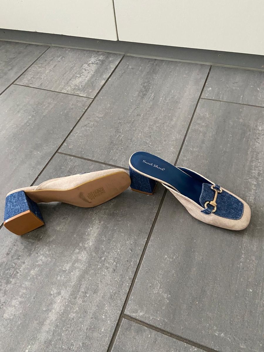 Scarpe da donna: Pantolette Jeanslook Gr. 40 NEU – Nuovo (secondo la descrizione) da Thalwil venduto da Leo33x 2