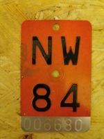 Velonummer NW 84