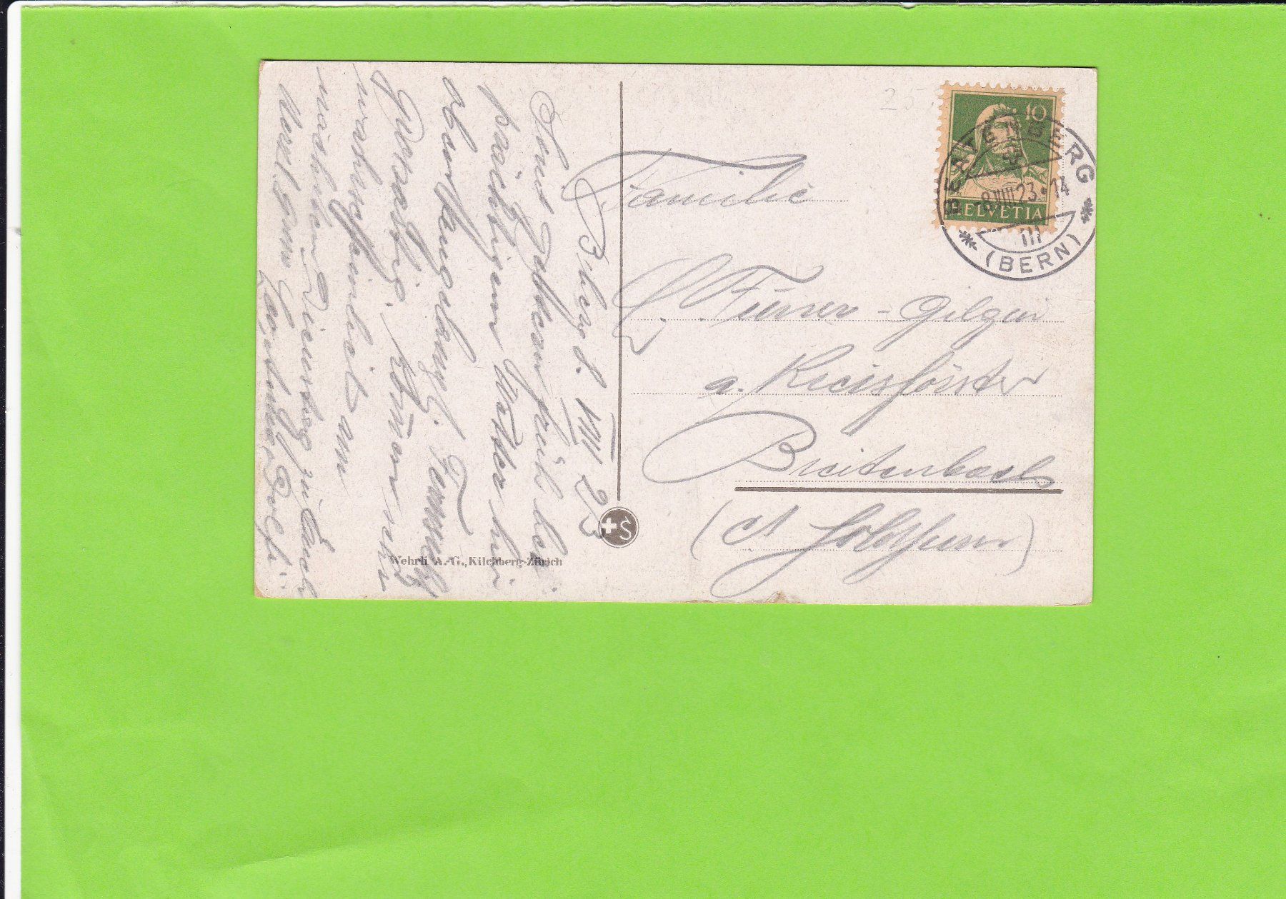 Cartoline postali: Thunersee – Usato da St. Peterzell venduto da neckertal 1
