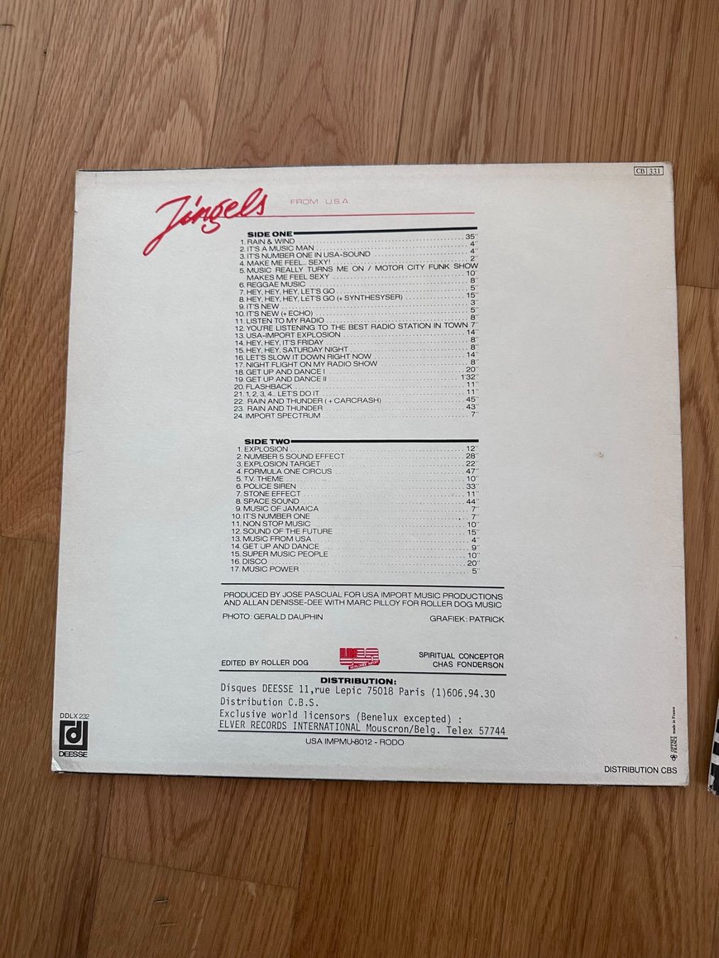 Dischi in vinile: LP - Vinyl - Jingles et bruitages – Usato da Genève venduto da jpcardinaux 5