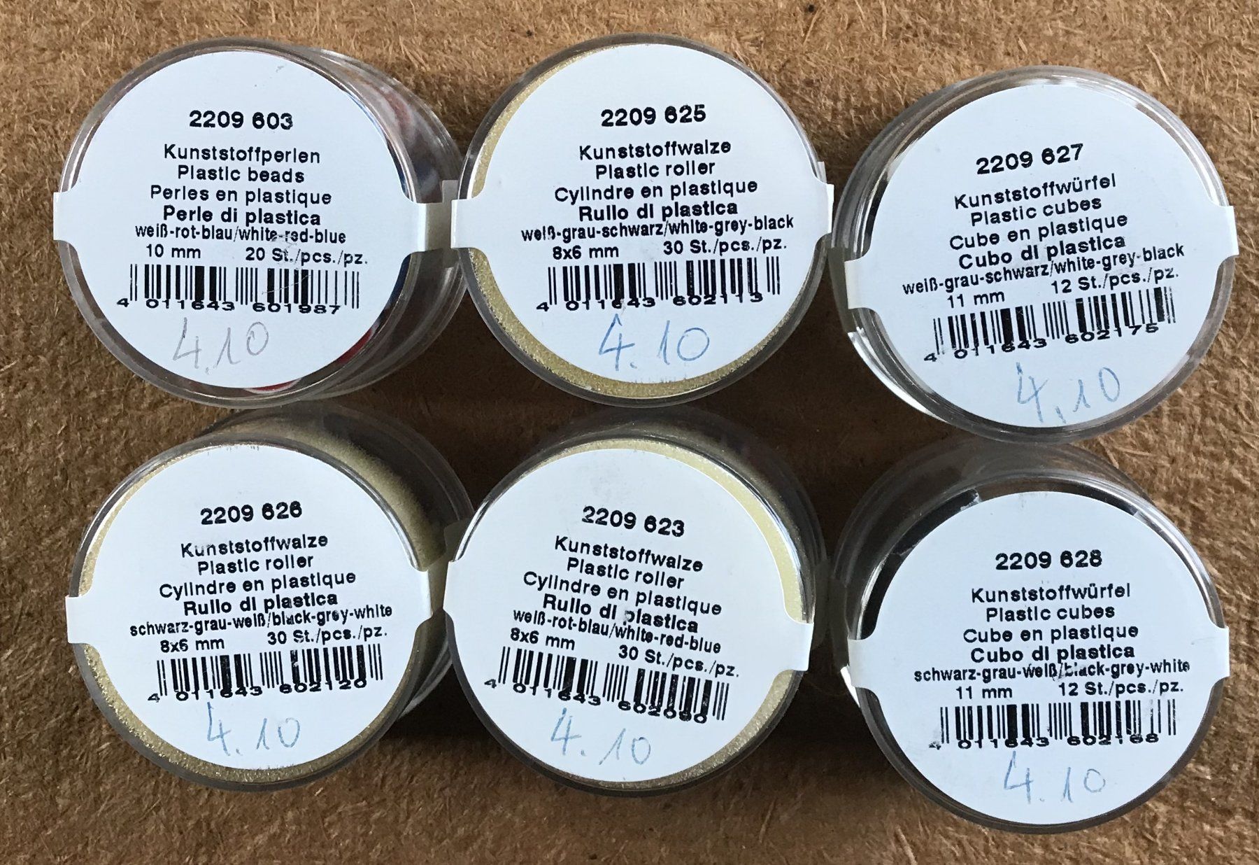 Spiele: LOT ORIGINALVERPACKTE KUNSTOFF WÜRFEL-WALZEN-PERLEN – Neu und originalverpackt aus Ostermundigen von crazy-horse-1840 4