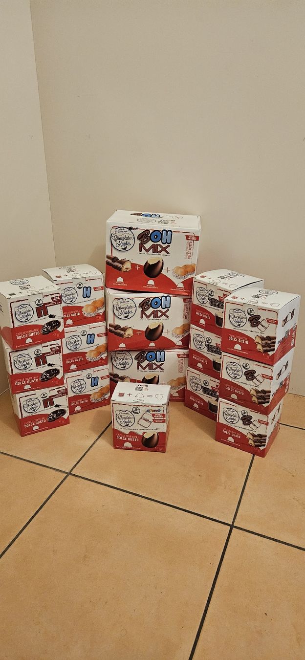 Lebensmittel & Spezialitäten: Chocolate Naples,DolceMiX capsule Dolce Gusto compatibili. – Neu und originalverpackt aus Berneck von mau_6z9r