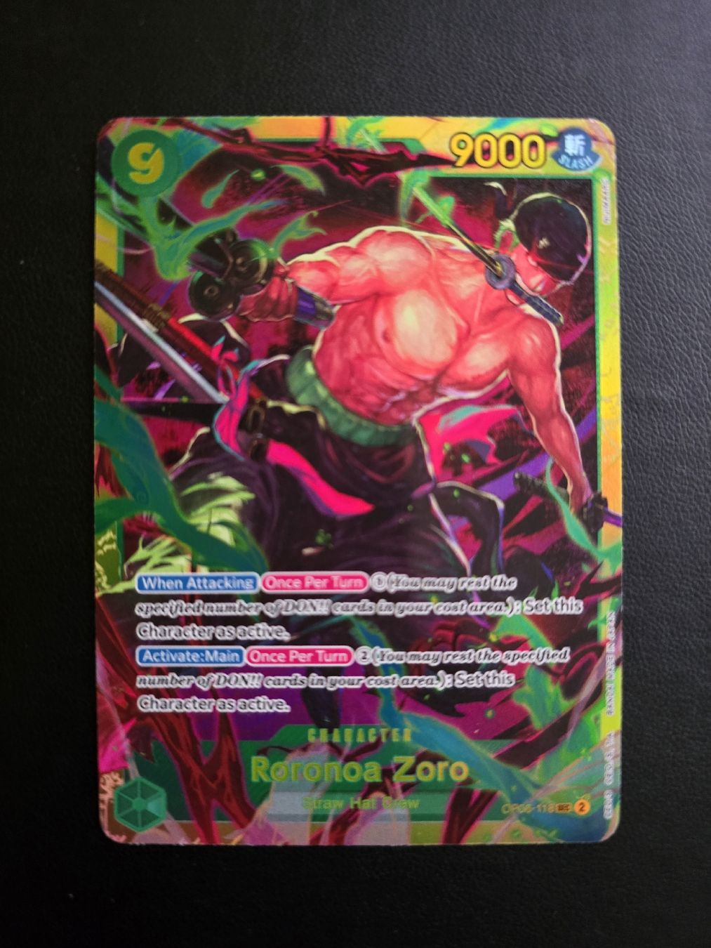 Bandai Carte collezionabili: Carte One Piece Roronoa Zoro – Nuovo (secondo la descrizione) da Cointrin venduto da PokeAku