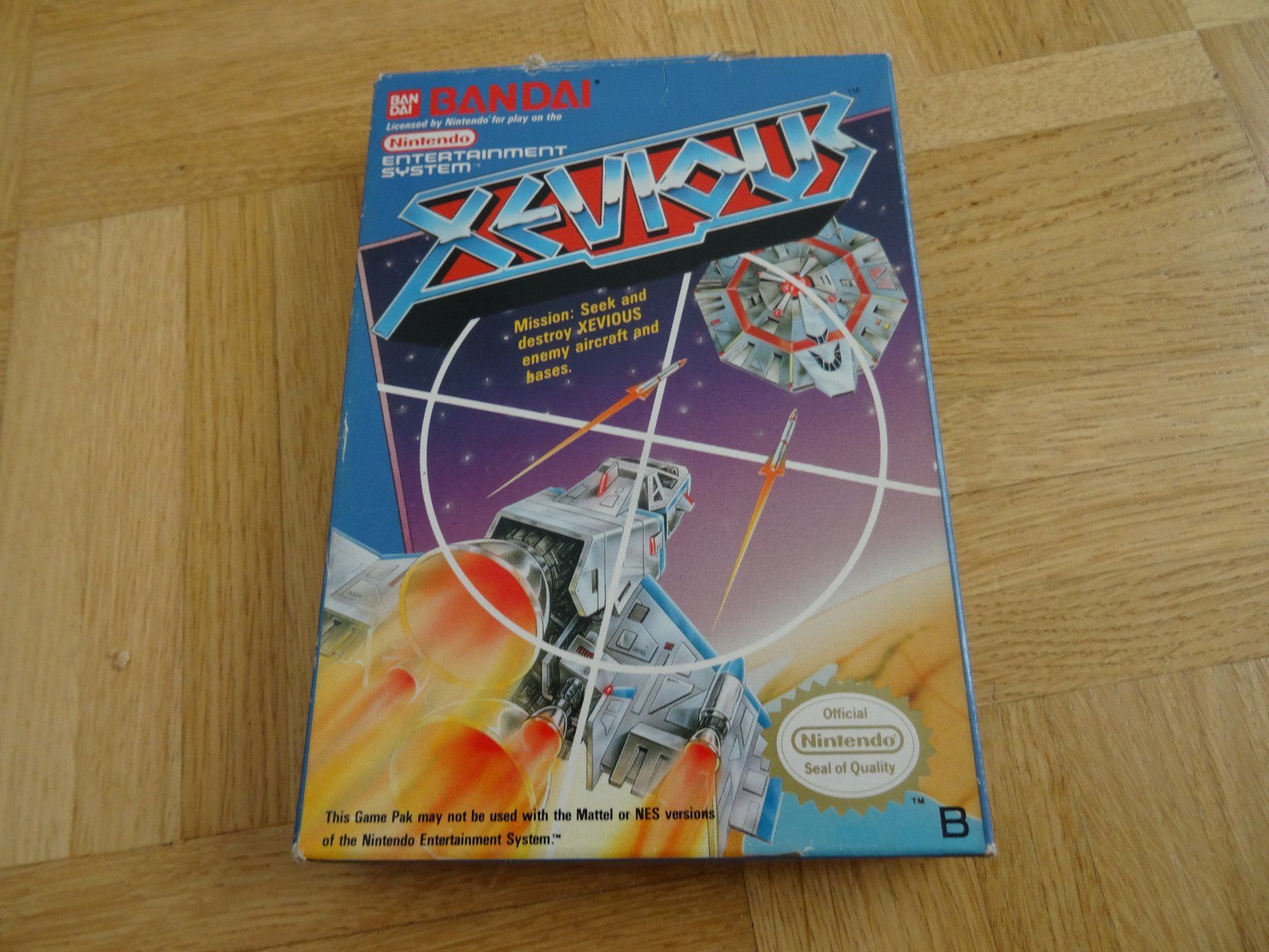 Nintendo Giochi: Xevious NES OVP – Usato da Olten venduto da Disc-Ausverkauf