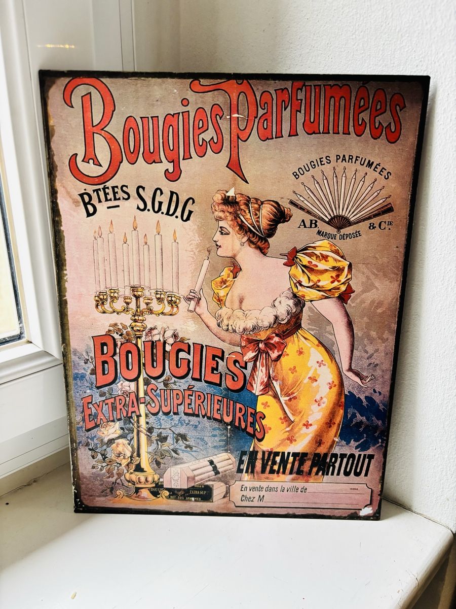 Schilder: Affiche publicitaire vintage en métal – Gebraucht aus Payerne von steffifille