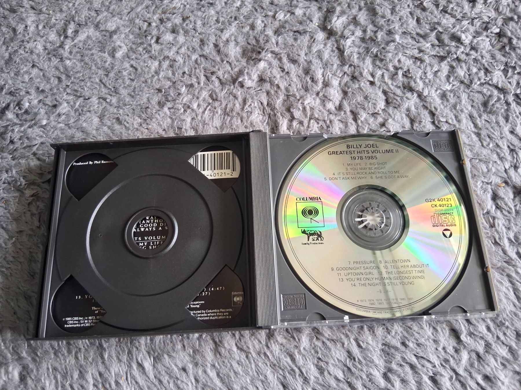 CDs: BILLY JOEL   GREATEST HITS  VOL 1 & VOL 2    CD – D'occasion à Wetzikon ZH par Ramones01 3
