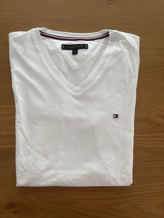 Maglietta bianca Tommy Hilfiger taglia M