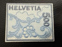 Helvetia 500 Briefmarke Stoff Briefmarke