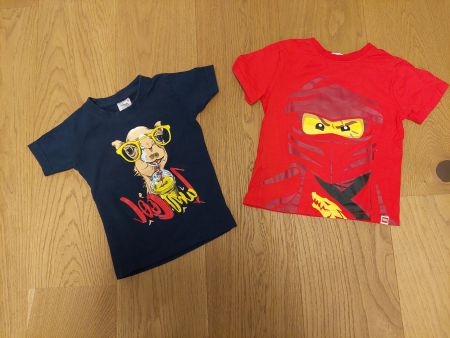 2x T-Shirt: Lego Ninjago, Kamel Gr. 92