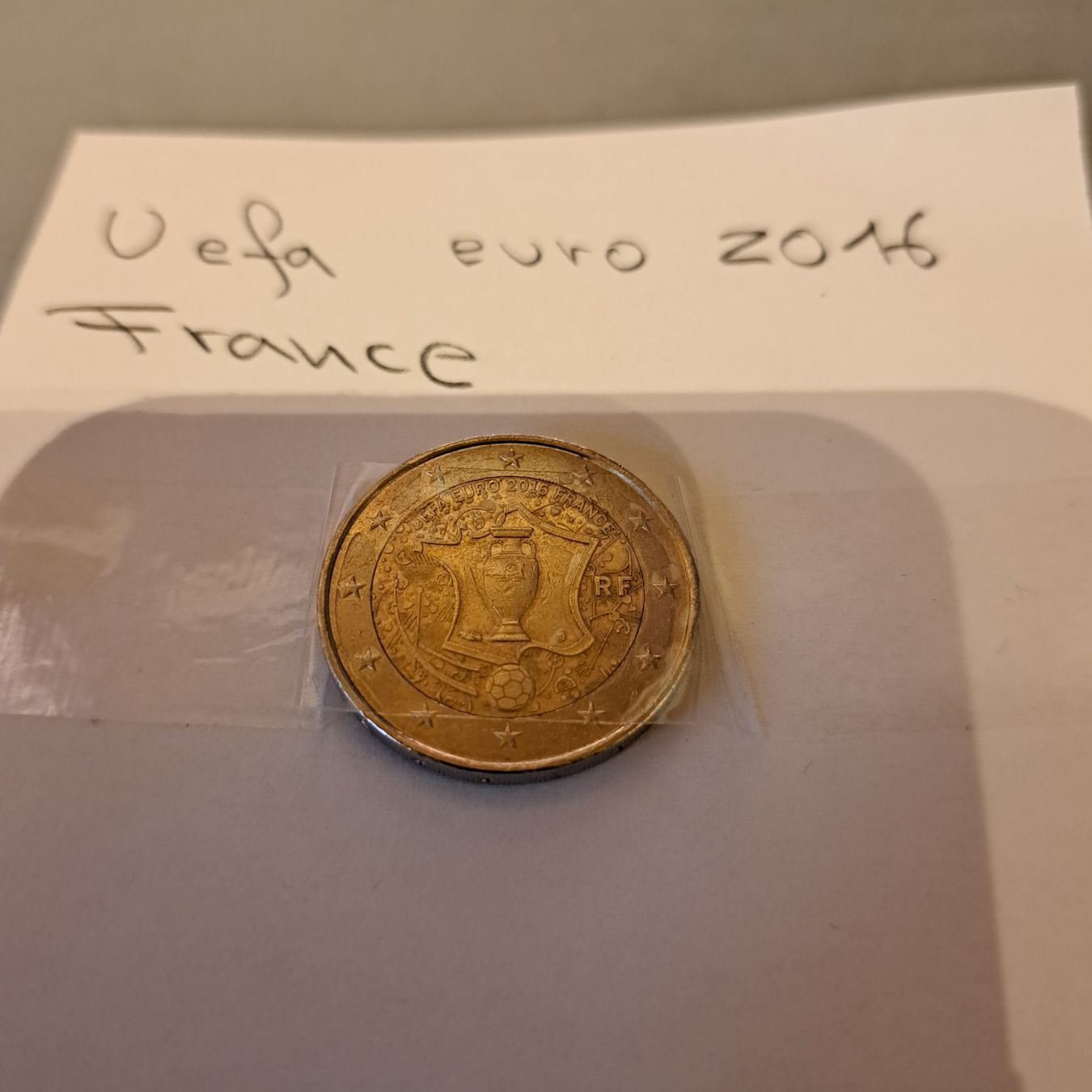 Tutti le monete: Pieces de 2 euros uefa – Usato da Renan BE venduto da Canard6 1