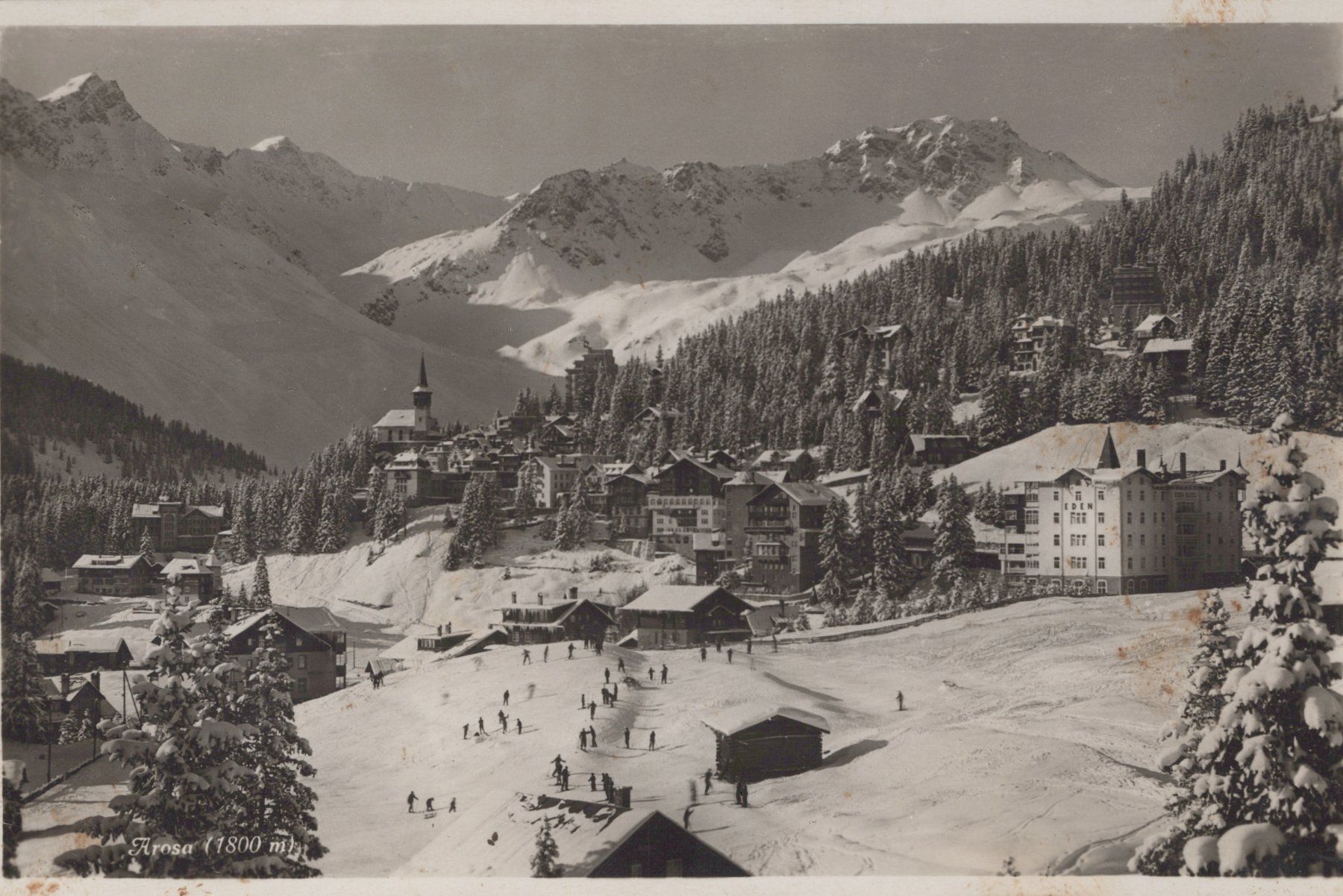 Ansichtskarten: 0129 - Postkarte / Ansichtskarte - Arosa – Gebraucht aus Reinach BL von Boston-Verkauf