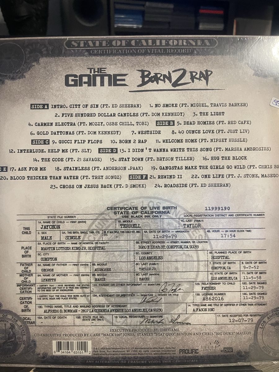 Vinyles: The Came / Born2Rap – Neuf avec emballage d'origine à Dagmersellen par stonefinger 1