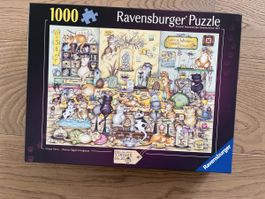 1000er Puzzle Crazy Cats
