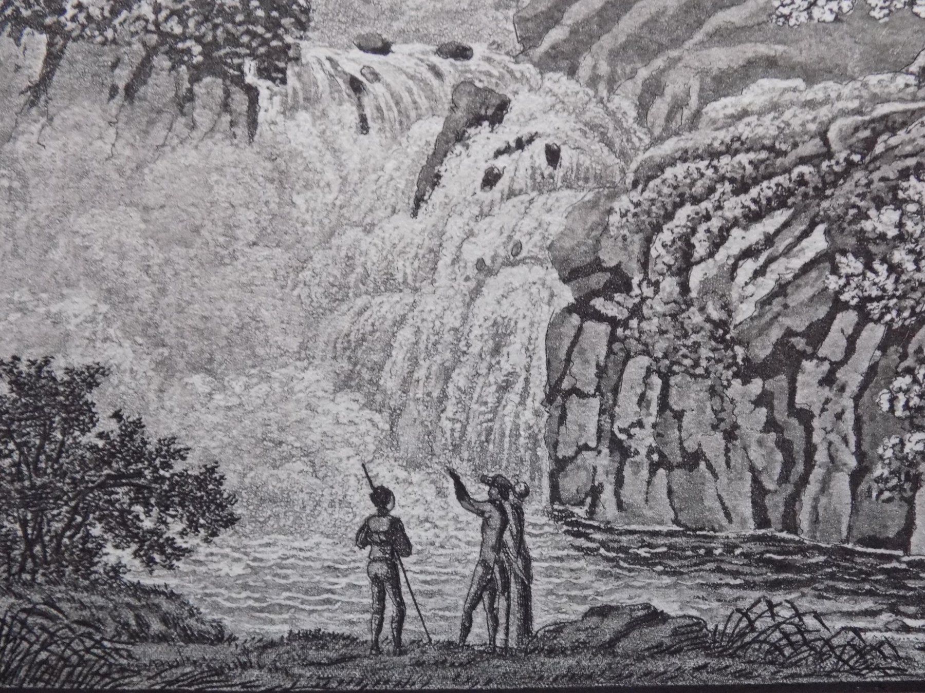 Stiche: Der Reichenbachfall Aquatinta – Gebraucht aus Risch von Rischli15 7