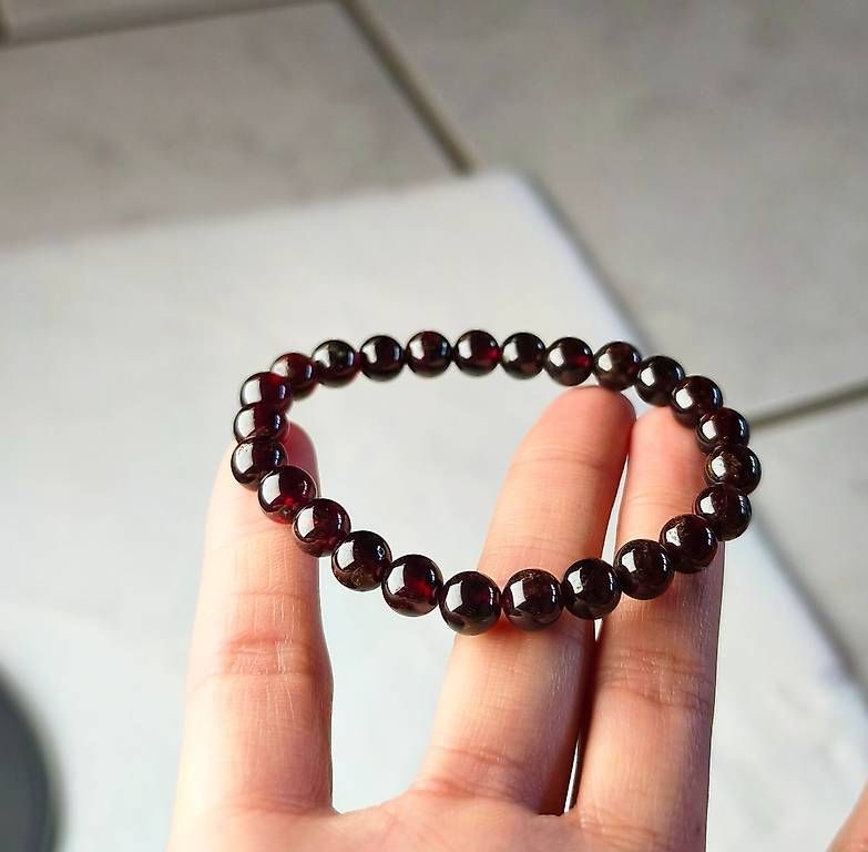 Bracciali & Braccialetti: Bracelet en grenat naturelle 7mm – Usato da Ursy venduto da tan_8qdl 1
