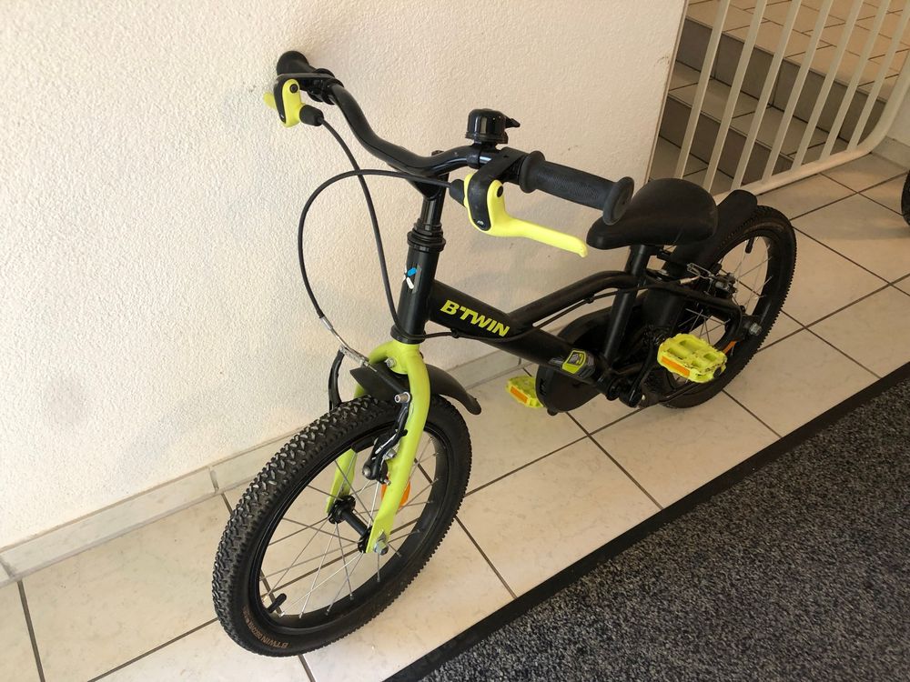 Generation Blanco 16 Zoll Kinderfahrrad Mit Korb - Gelb & Sicher Für Kids 4-6 Jahre