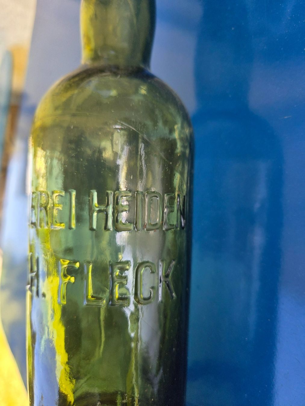 Bicchieri, Caraffe & Bottiglie: Bier Brauerei Fleck Heiden, 6dl Bierflasche – Usato da Wittenbach venduto da Bierbis 3
