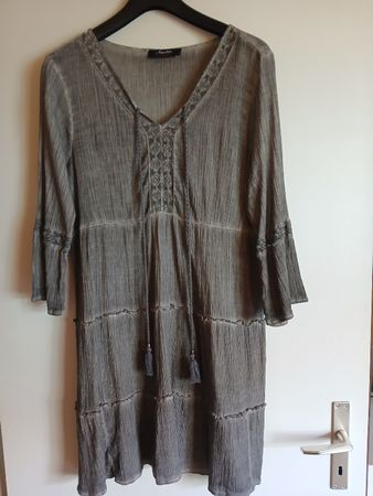 Boho Kleid mit Unterrock Gr. 40