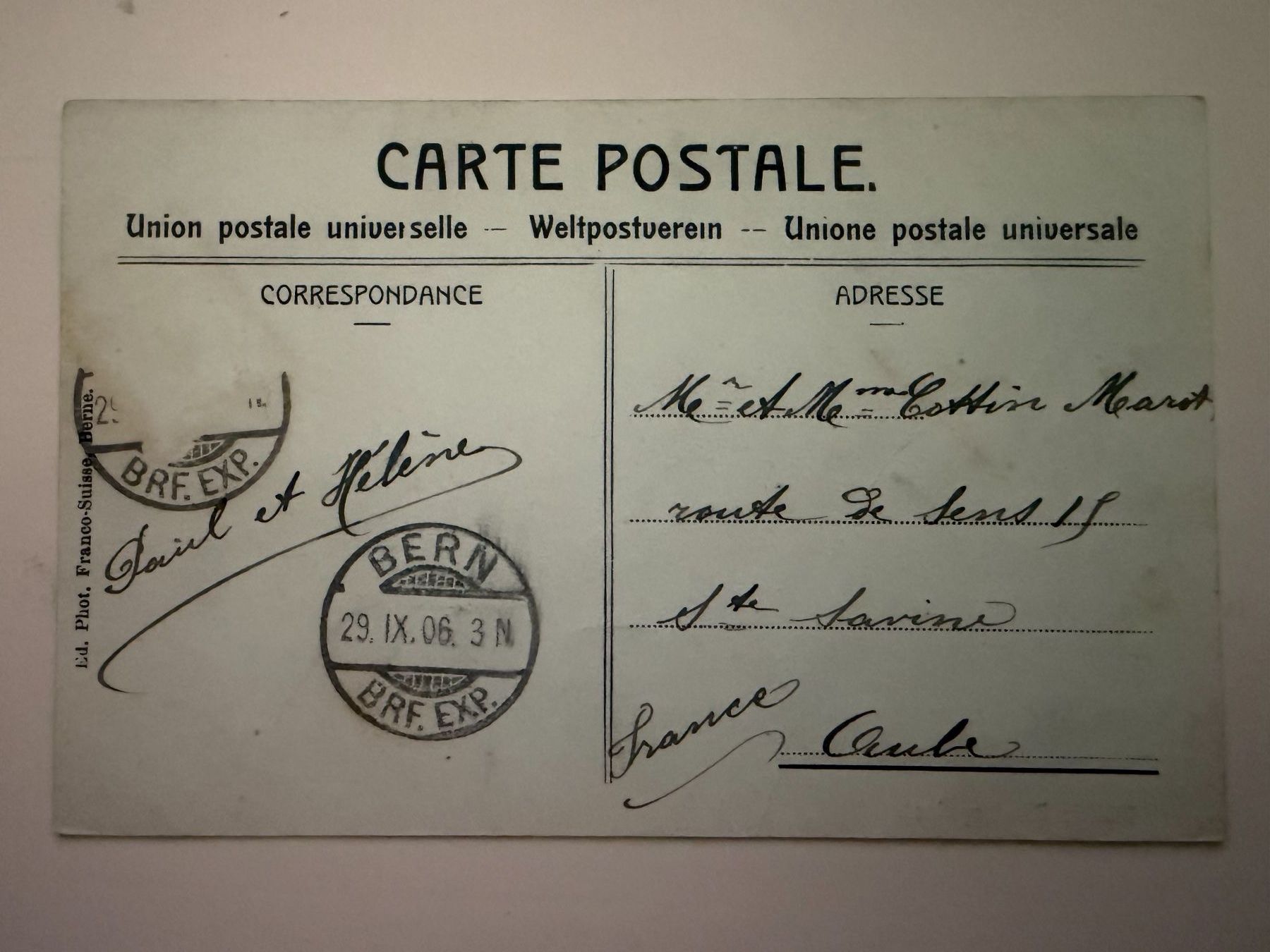 Cartoline postali: Bern - Bundeshaus 1906 - Ansichtskarte – Usato da Tegerfelden venduto da siebenmacky 1