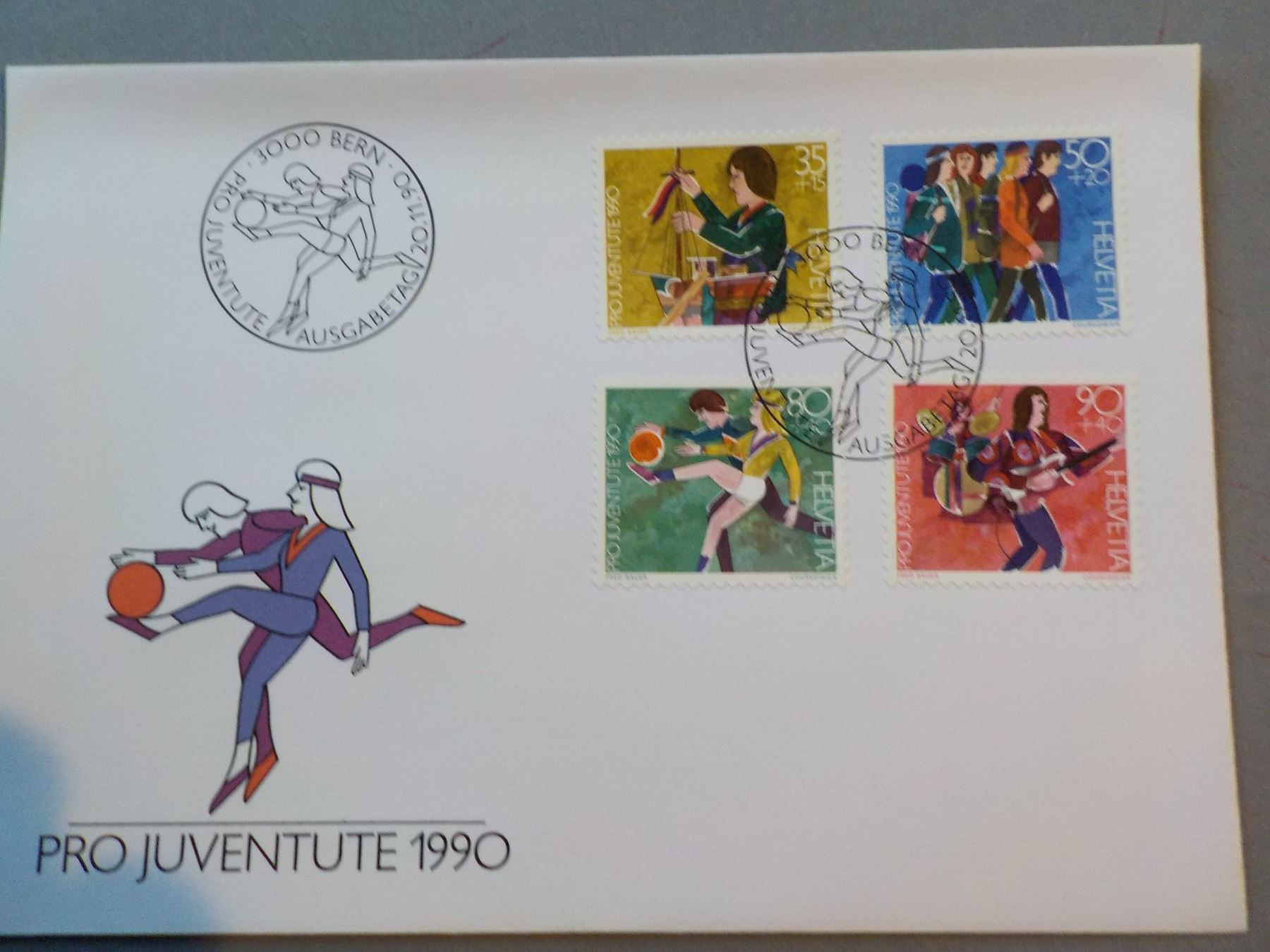 Tutti i francobolli: 1990, FDC, Pro Juventute, Serie – Nuovo (secondo la descrizione) da Muri b. Bern venduto da Ricardoverkauf