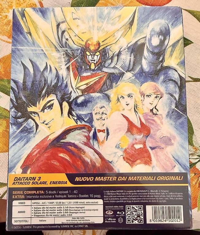 Tutti i DVDs: Daitarn3 Blu-Ray  – Nuovo e nell'imballaggio originale da Biasca venduto da dan_96w9 1