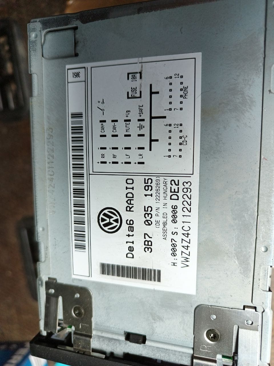 Radio: Delta6 Radio vw – Usato da Gudo venduto da dispo3 4
