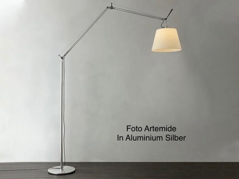 Artemide Lampade: Artemide Tolomeo Mega Metall/Stoff grau – Usato da Cham venduto da bof03 2